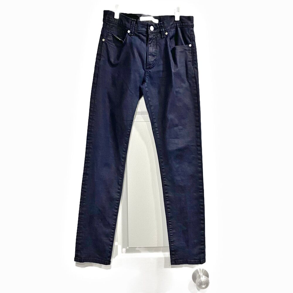 Zara Man Jeans black dark wash skinny slim leg mens US 30 classic 5 pocket style